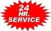 24 hour service