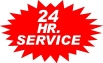 24 hour service
